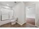 Bathroom features a shower and tub combo with tile floors and a bright open space at 4740 Union Hill Rd, Canton, GA 30115