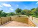 Outdoor deck overlooking a private backyard, perfect for relaxing and entertaining at 585 Ira Sw St, Atlanta, GA 30312