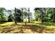 Spacious backyard surrounded by mature trees offering a private and serene outdoor space at 60 Whispering Pine Ct, Covington, GA 30016