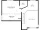 Detailed floor plan showcasing the layout of the second floor with specific room dimensions at 60 Whispering Pine Ct, Covington, GA 30016