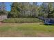 Lush, green backyard with mature trees and manicured shrubs, offering a private outdoor space for relaxation at 103 Harvest Rdg, Acworth, GA 30102