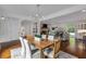 View of an open concept dining room looking into the living room and kitchen at 300 Massengale Rd, Brooks, GA 30205