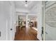 Grand entryway featuring hardwood floors and views of the open living spaces at 300 Massengale Rd, Brooks, GA 30205