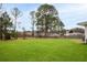 Large backyard with mature trees at 118 Wheelan School Rd, Dallas, GA 30157