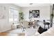 Stylish dining area featuring modern decor and a large window with natural light at 118 Wheelan School Rd, Dallas, GA 30157