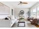 Bright living room with hardwood floors, stylish furnishings, and lots of natural light at 118 Wheelan School Rd, Dallas, GA 30157