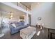 Open-concept living area with soaring ceilings, hardwood floors, and an open floor plan at 3985 Starwood Dr, Cumming, GA 30028