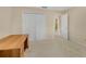 A bright bedroom featuring a large closet and an en suite bathroom at 404 Carryback Dr, Marietta, GA 30068