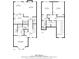 First and second floorplans showcase bedrooms, baths, kitchen, living, and dining areas at 404 Carryback Dr, Marietta, GA 30068
