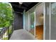 A private balcony connects indoor living to the outdoors at 120 Alden Nw Ave # C3, Atlanta, GA 30309
