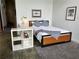 Modern bedroom design with clean lines, white accents, and cozy gray rug at 170 Boulevard Se # H301, Atlanta, GA 30312