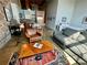 Living room with exposed brick, open layout, and modern furnishings creating a comfortable space at 170 Boulevard Se # H301, Atlanta, GA 30312
