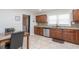 Functional kitchen featuring granite countertops, stainless steel appliances, and plenty of storage at 2462 Pate S St, Snellville, GA 30078