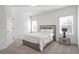 Inviting bedroom with carpet floors and two windows offering natural light at 4505 Caroline Walk, Dunwoody, GA 30338