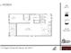 Modern one-bedroom apartment floor plan with balcony at 112 Rogers St # 208, Atlanta, GA 30317