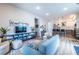 Inviting living room featuring contemporary design, wood floors, and open floor plan at 112 Rogers St # 208, Atlanta, GA 30317