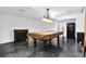 Spacious basement area with a pool table, dark flooring, and good lighting at 11 Ardmore Nw Sq, Atlanta, GA 30309