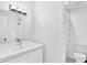 Modern bathroom with a sleek vanity, ample counter space, and shower at 11 Ardmore Nw Sq, Atlanta, GA 30309