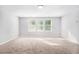 Bright, carpeted bedroom with three windows for natural light and neutral color scheme at 2769 Morgan Spring Trl, Buford, GA 30519