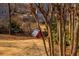 A nice backyard with decorative birdhouse at 1018 Jubilee Way, Powder Springs, GA 30127