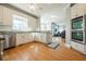 Well-lit kitchen featuring stainless steel appliances, ample counter space, and an open layout at 1018 Jubilee Way, Powder Springs, GA 30127