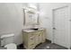 This bathroom has beautiful decorative features at 2616 Boddie Pl, Duluth, GA 30097