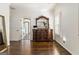 Large dressing room with hardwood floors, dressing mirror, and built-in wood dresser at 2616 Boddie Pl, Duluth, GA 30097