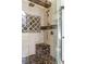 Bathroom shower has dual showerheads, marble bench, mosaic tile, and glass surround at 2616 Boddie Pl, Duluth, GA 30097