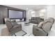Home theater with oversized screen and comfortable seating, perfect for movie nights and entertainment at 2616 Boddie Pl, Duluth, GA 30097