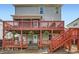 Backyard with multi-level decks and stairs, perfect for outdoor entertaining at 2686 Oak Leaf Se Pl, Atlanta, GA 30316