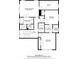 Detailed second floor plan showcasing bedrooms, walk-in closet, bathrooms, laundry room, and hallway at 2686 Oak Leaf Se Pl, Atlanta, GA 30316