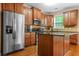 Kitchen with stainless-steel appliances and center island at 4616 Town Manor Dr, Douglasville, GA 30135
