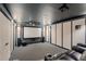 Home theater with a large screen, projector, soundproofing, and comfortable seating at 1632 Brookhaven Close Ne, Atlanta, GA 30319