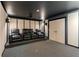 Home theater with comfortable seating, soundproofing, and movie projector at 1632 Brookhaven Close Ne, Atlanta, GA 30319
