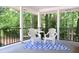 Relaxing outdoor patio space with comfortable seating, perfect for enjoying the surrounding greenery at 1140 Starline Se Dr, Smyrna, GA 30080