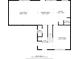 Detailed first floor plan featuring living room, kitchen, breakfast nook, dining area, and foyer at 1560 Avalon Creek Rd, Sugar Hill, GA 30518