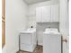 Laundry room featuring a side-by-side washer and dryer at 5303 Davenport Mnr, Cumming, GA 30041