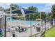 Community pool area offers shaded seating and lounge chairs for a relaxing time at 1225 Church St # A, Decatur, GA 30030