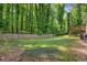 Large, private backyard with mature trees and wooden fence at 1585 San Gabriel Ave, Decatur, GA 30032