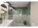 Sleek bathroom design with a glass shower, modern fixtures, and stylish decor at 1585 San Gabriel Ave, Decatur, GA 30032