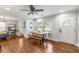 Spacious dining room area with hardwood floors at 1585 San Gabriel Ave, Decatur, GA 30032