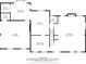 Floor plan of home featuring living room, kitchen, Gathering room, dining room, garage and two rooms at 2144 Lamplight Dr, Marietta, GA 30062