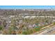Aerial view of community with mature trees, buildings, and Atlanta skyline at 1418 Summit North Ne Dr # 1418, Atlanta, GA 30324