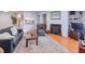 Inviting living room with hardwood floors, fireplace, and comfortable seating at 1418 Summit North Ne Dr # 1418, Atlanta, GA 30324