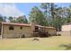 View of the home's backyard and deck area at 3814 Lamar Way, Snellville, GA 30039