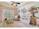Charming Bedroom with mural wall, plush rug, and a giraffe at 5475 Copper Creek Pass, Cumming, GA 30040