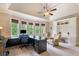 Well-appointed home office offering a spacious layout, custom cabinetry, and a dedicated workspace at 5475 Copper Creek Pass, Cumming, GA 30040