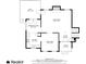 Second floor layout includes living room, kitchen, dining area, breakfast nook, deck and porch at 203 Concorde Sw Way, Lilburn, GA 30047