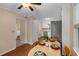 Kitchen with adjacent dining area and efficient layout at 203 Concorde Sw Way, Lilburn, GA 30047