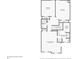 Upstairs floor plan highlighting bedrooms, bathrooms, and closet spaces in the house at 6071 Apple Grove Rd, Buford, GA 30519